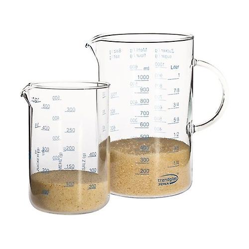 Set of 2 measuring jugs 1 unit