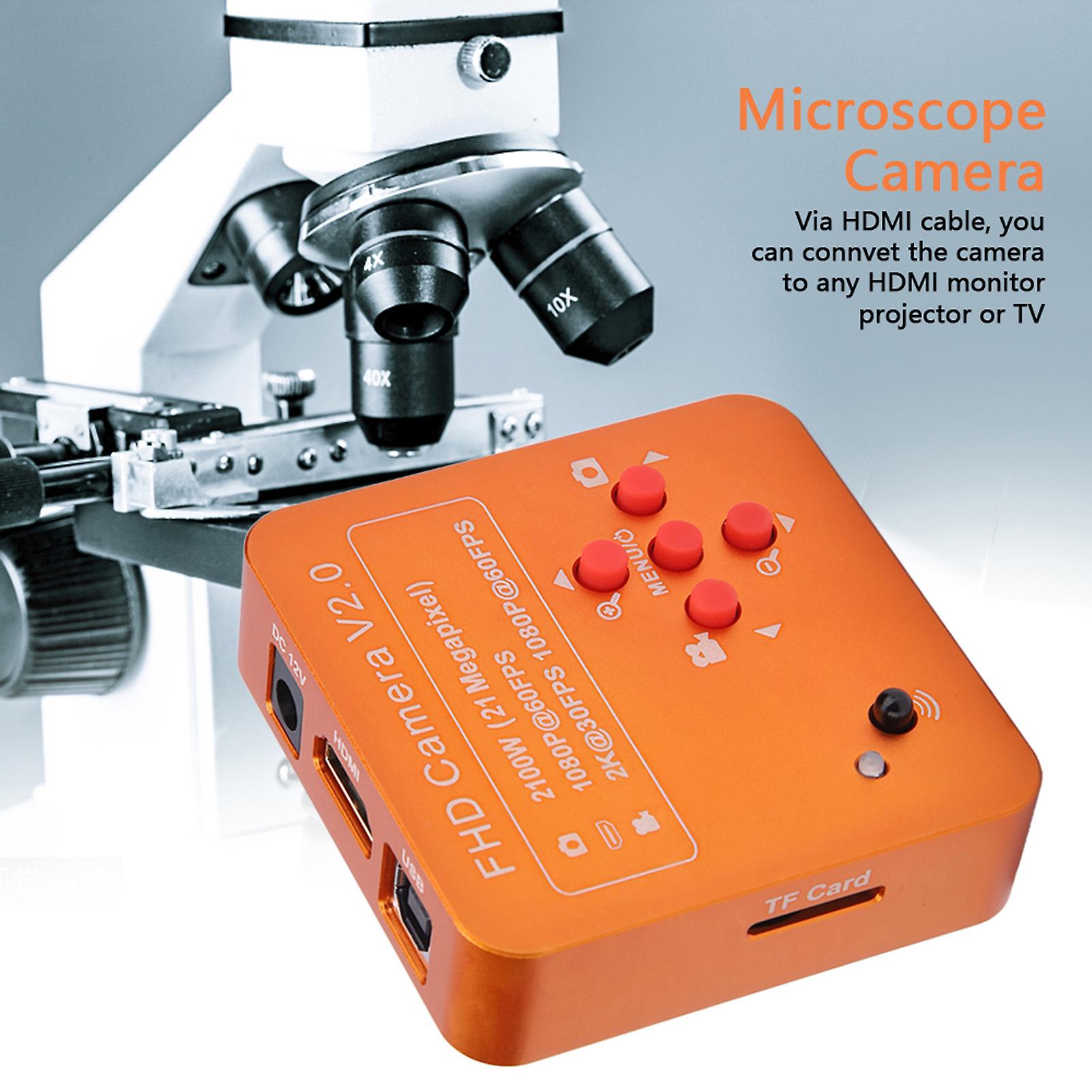 21mp Hdmi Usb C Mount Industry Microscope Camera Set 2k 1080p Hd Video Camera Eu Plug 220v