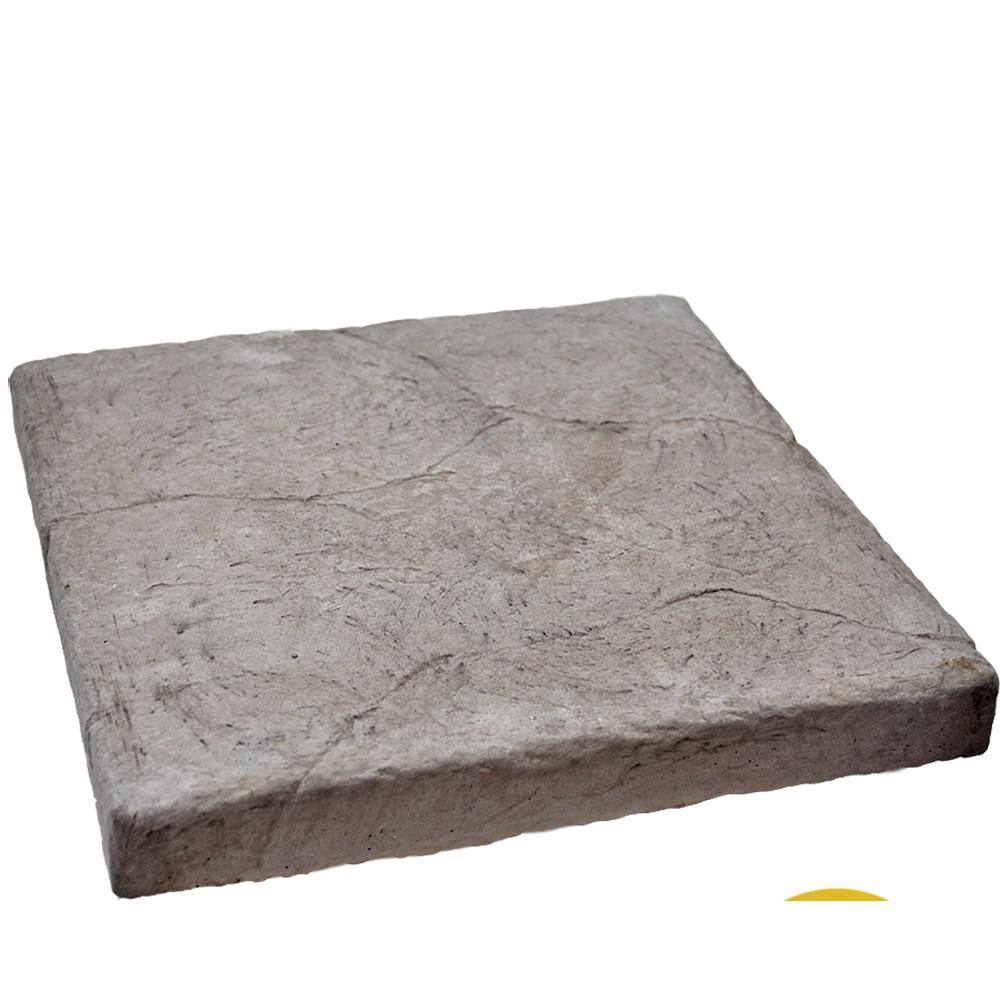 M-Rock 24 in. x 24 in.  Gray Concrete  Hearth  Cap Stone mr24x24g