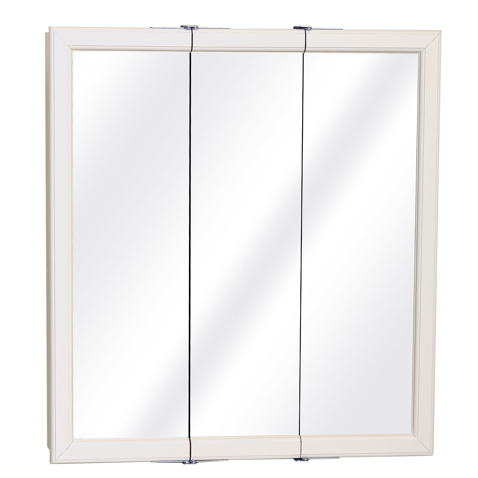 Zenith Home 4005279 White Tri-view Medicine Cabinet Frame