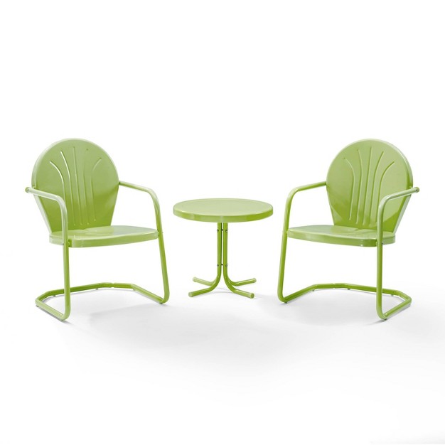 Griffith 3pc Outdoor Conversation Set Key Lime Crosley