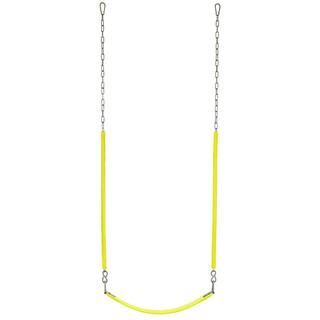 SWINGAN Machrus Swingan Belt Swing For All Ages with Soft Grip Chain Fully Assembled Yellow SW27CS-YL