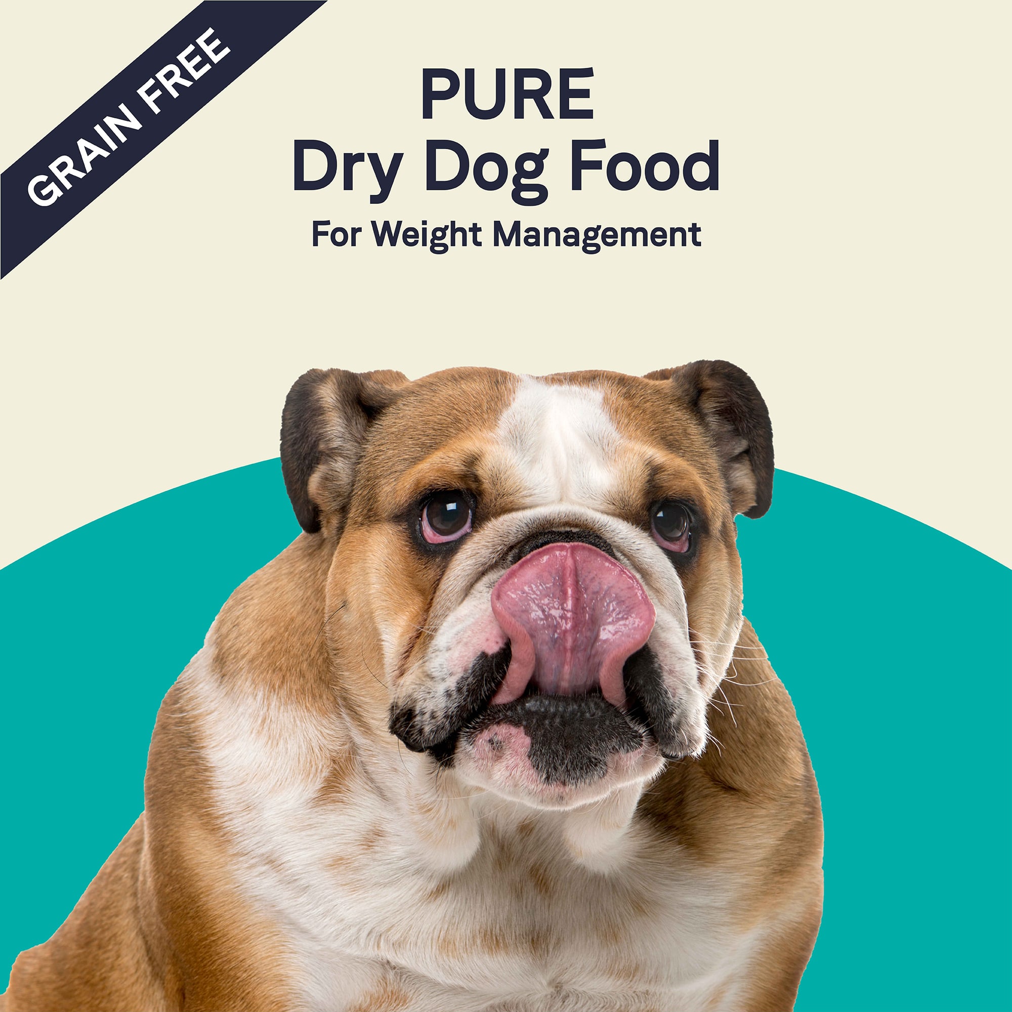 Canidae Pure Grain Free Limited Ingredient Healthy Weight Real Chicken  Pea Dry Dog Food， 12 lbs.