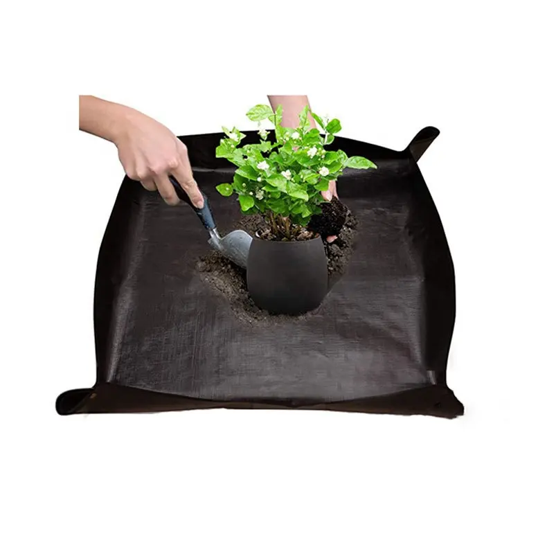 Wholesale Hot Sale Square Plant Repotting Portable Indoor Succulent Flowers Gardening Pad Foldable Waterproof Garden Mat