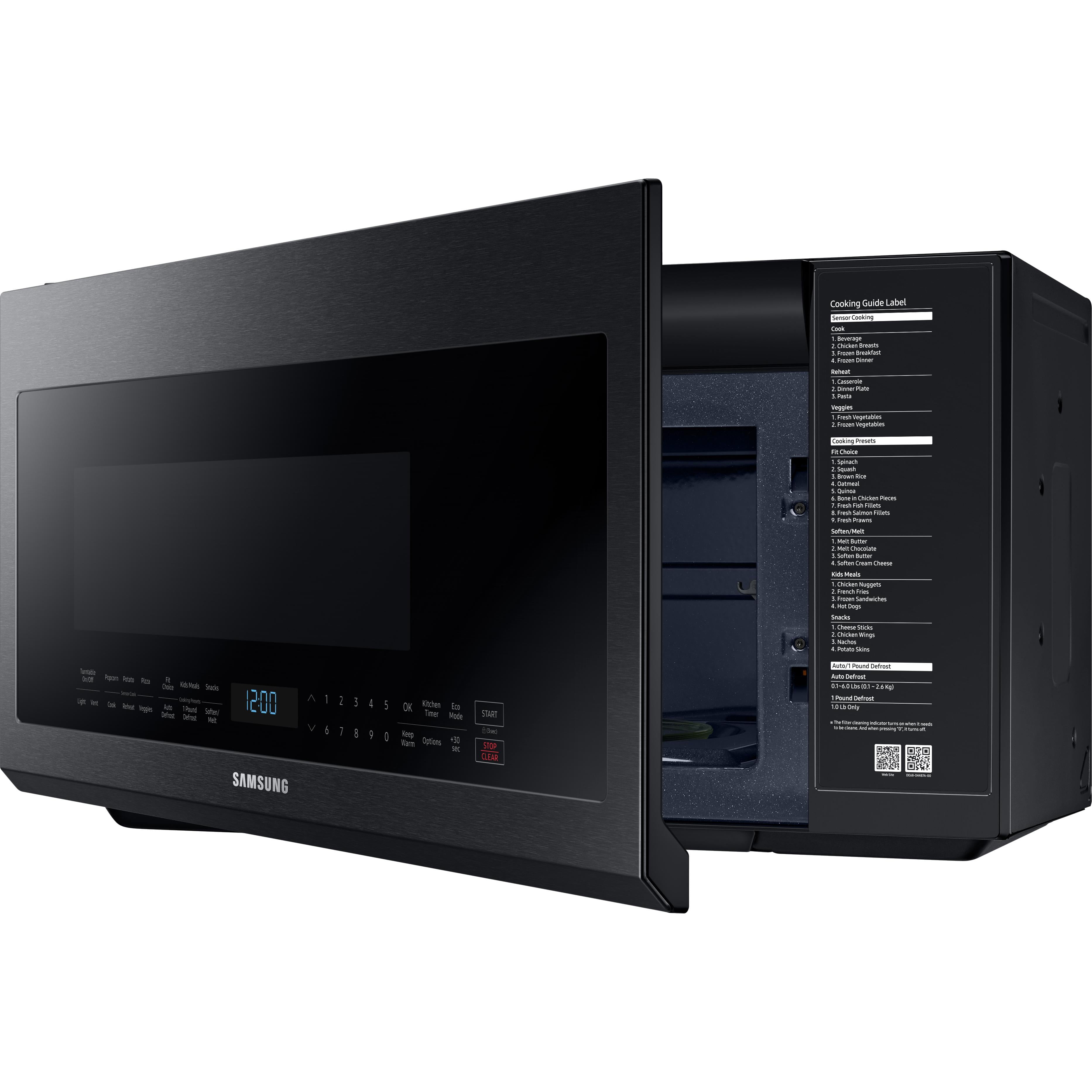  30-inch, 2.1 cu.ft. Over-the-Range Microwave Oven with Ventilation System ME21M706BAG/AA