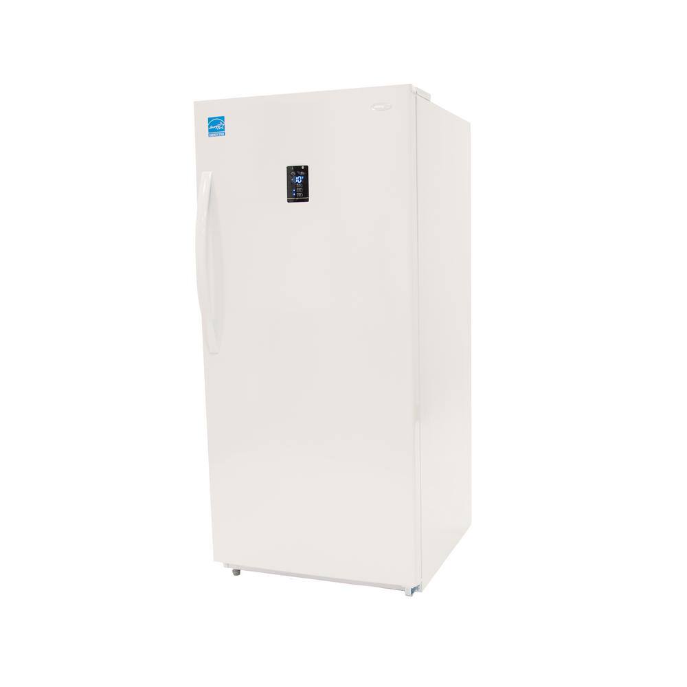 Danby Designer Garage ready 14.0 cu. ft. Frost Free Upright Freezer in White DUF140E1WDD