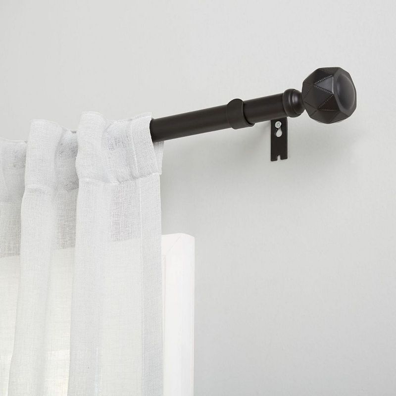 Exclusive Home Regal 1 Window Curtain Rod and Finial Set