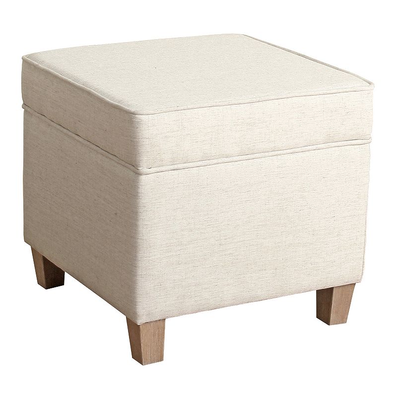 HomePop Cole Classics Square Storage Ottoman