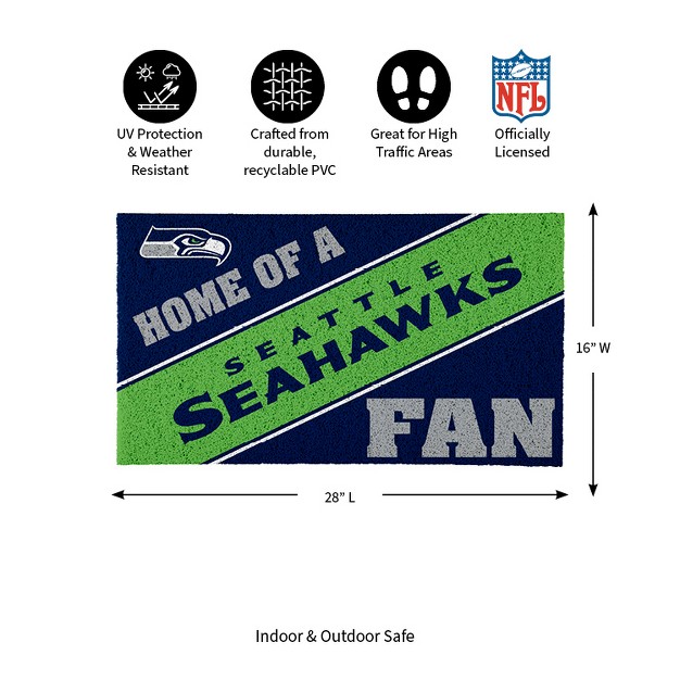 Evergreen Seattle Seahawks Pvc Mat Color