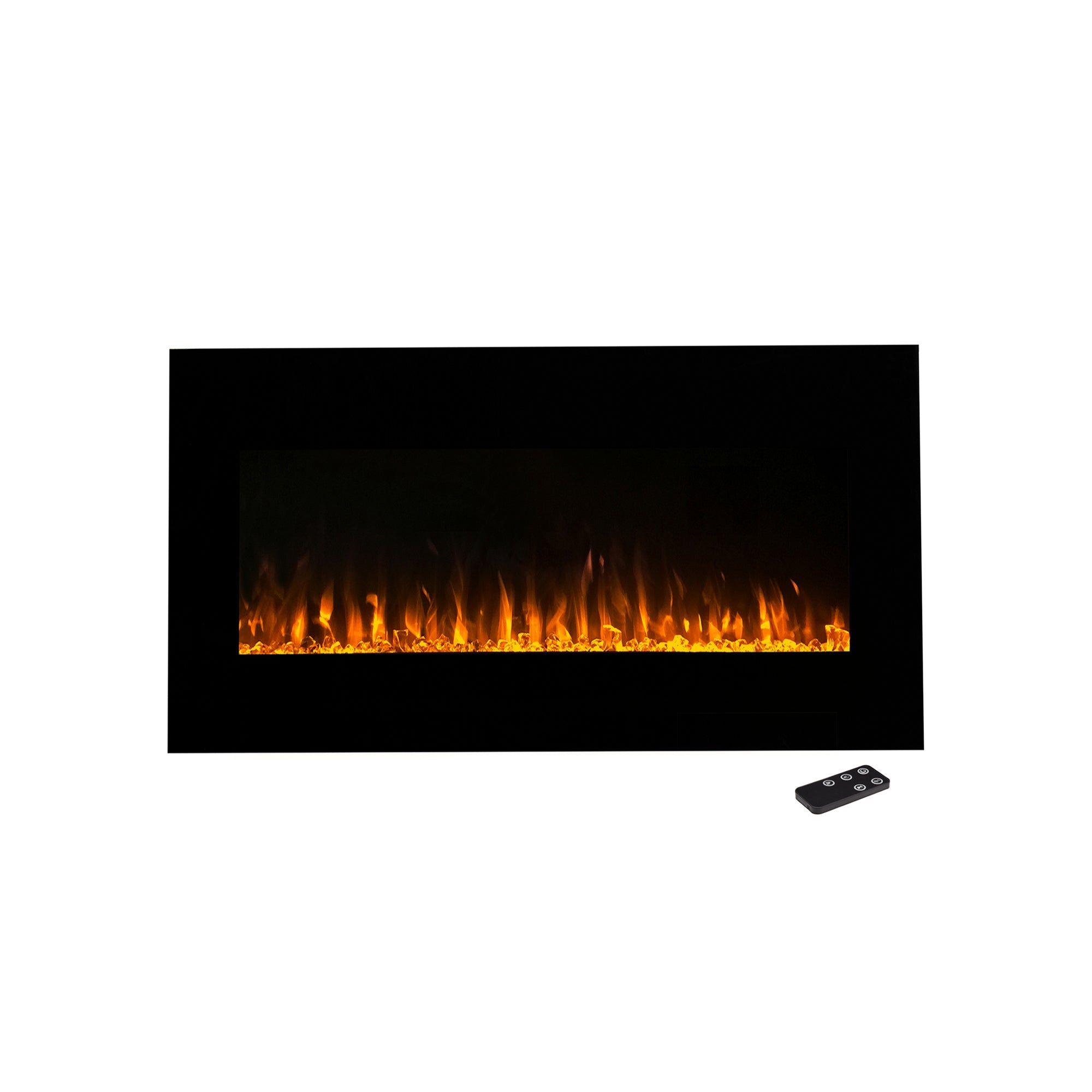 Northwest Fire and Ice Wall-Mount Electric Fireplace Heater with Remote