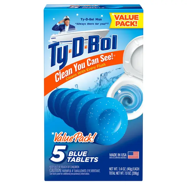 Ty-D-Bol 5-Pack Blue Spruce Toilet Bowl Cleaner