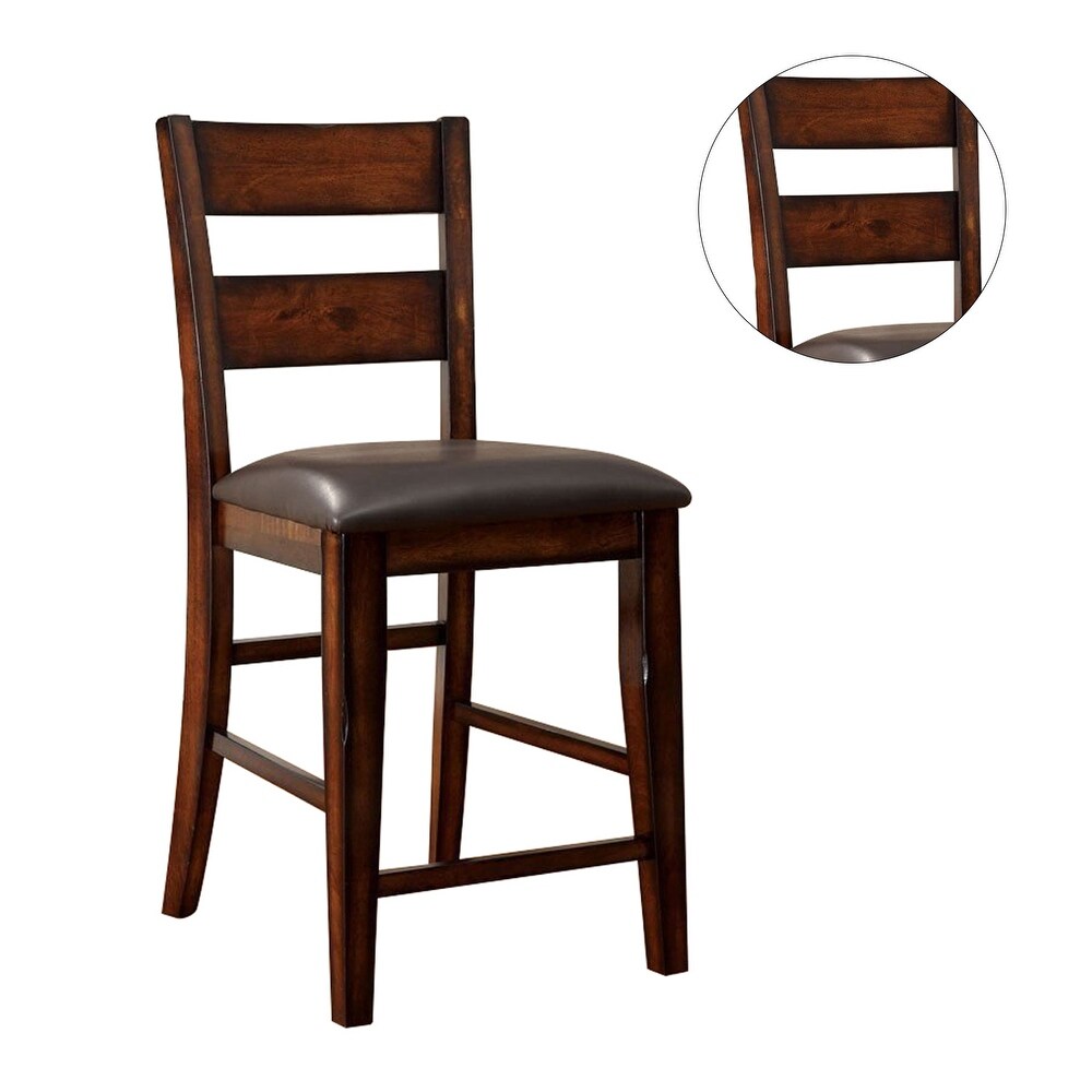 Set of 2 Dining Chair in Dark Cherry