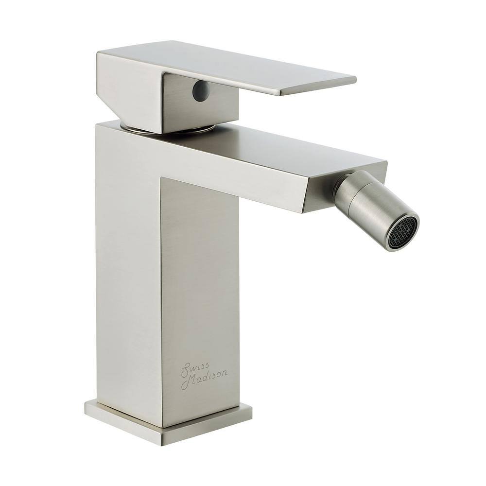 Swiss Madison Concorde Single-Handle Bidet Faucet in Brushed Nickel SM-DF80N