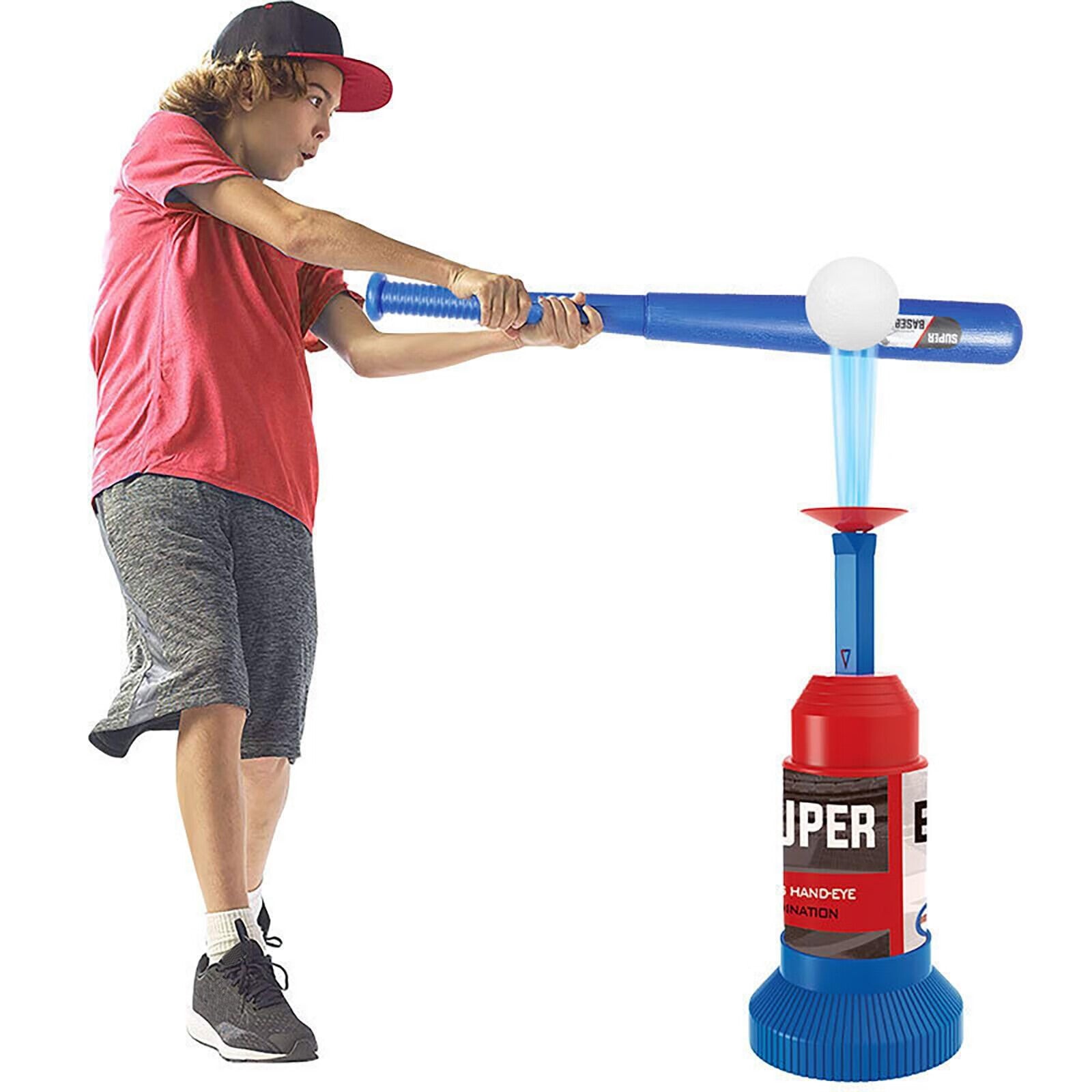 【Tangnade】 Tee Ball Set, Automatic Baseball Launcher Outdoor Toys Easter Basket Stuffers