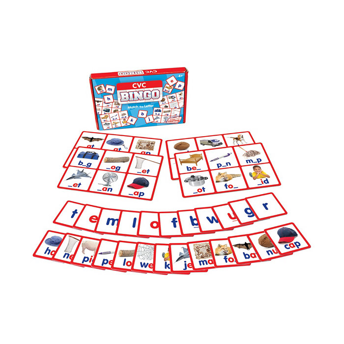 Junior Learning CVC Bingo Learning Educational Game