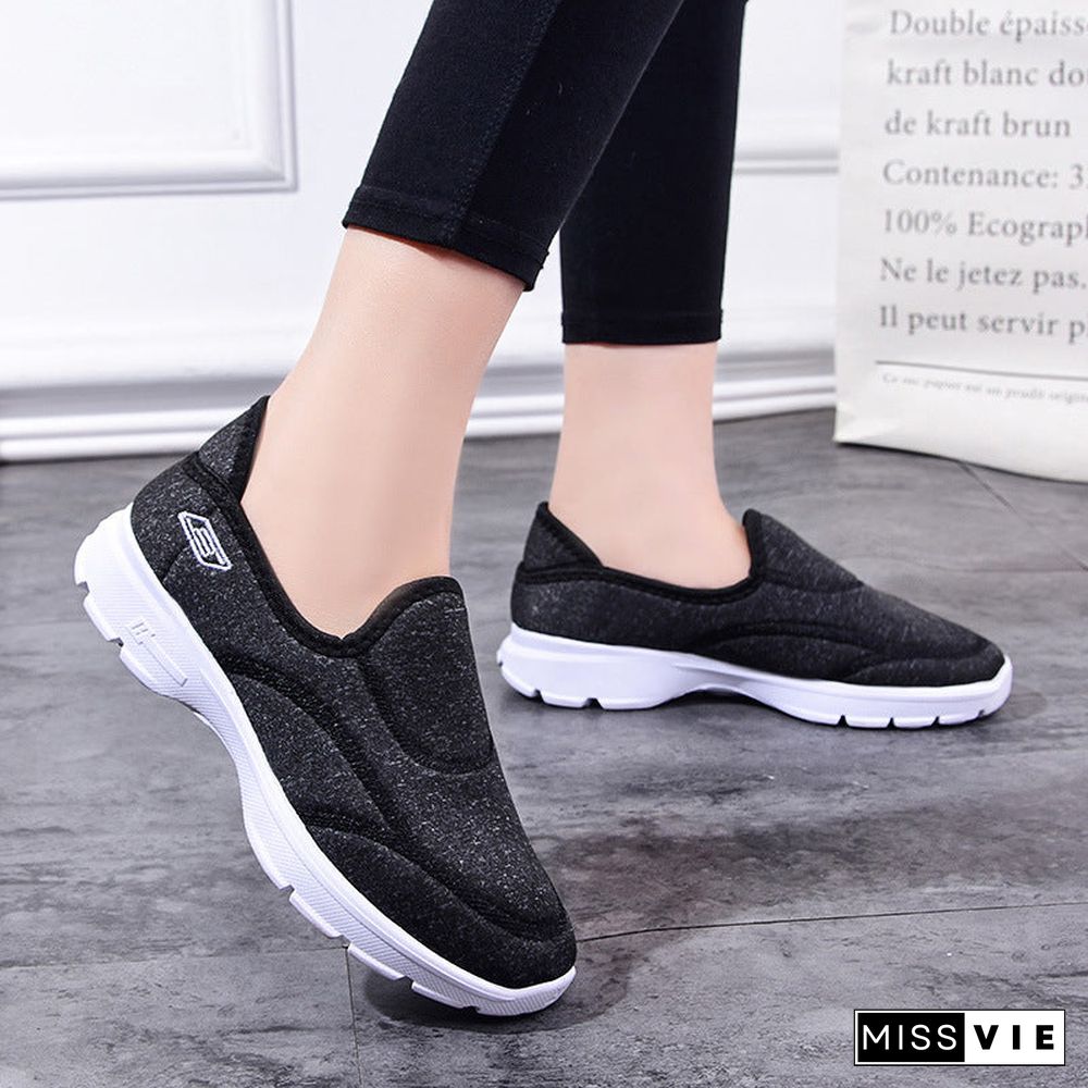 Women's Fashion Casual All-match Soft-soled Cloth Shoes