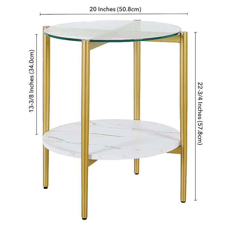 Finley and Sloane Otto Round End Table