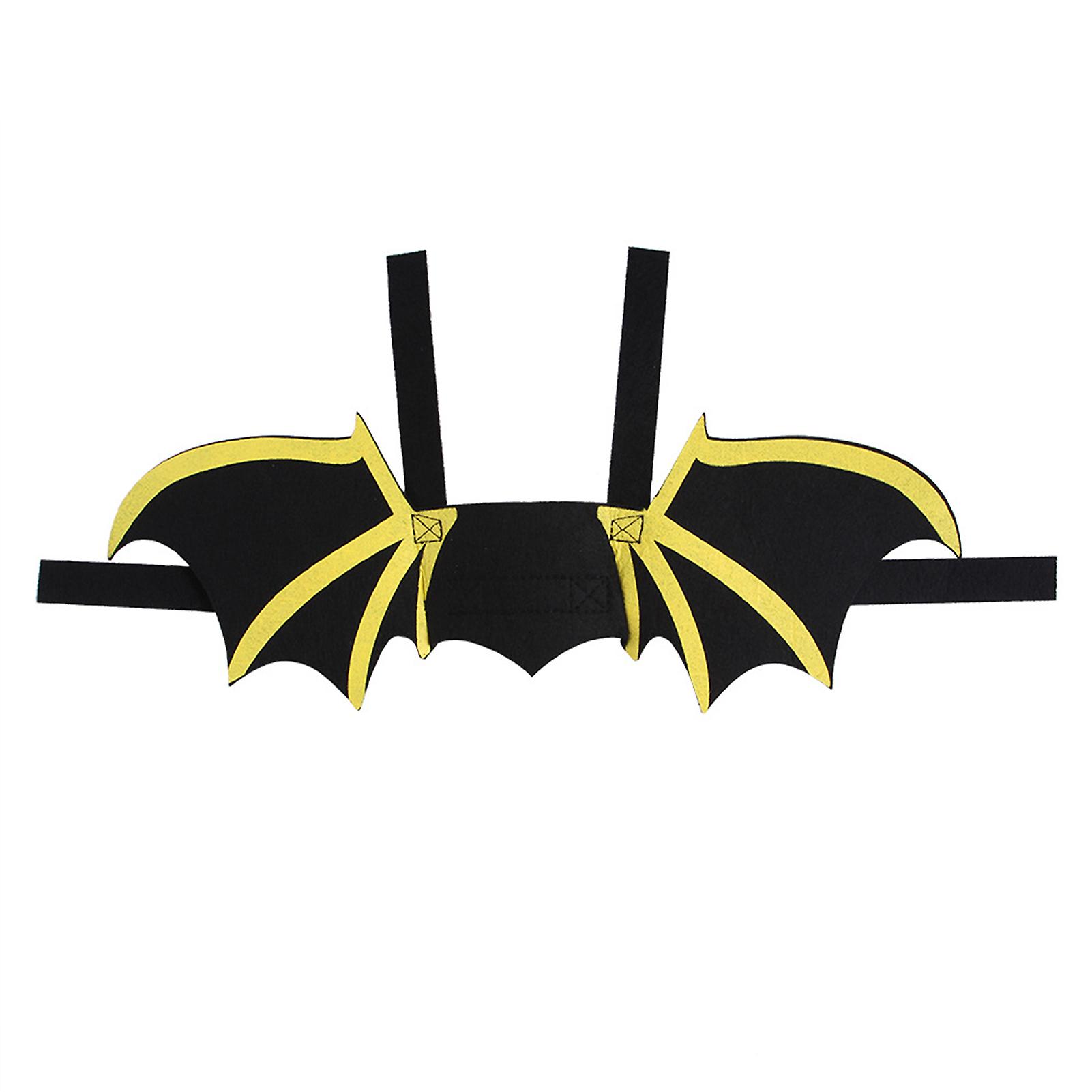 Halloween Cat Bat Costume Cat Batwings Cosplay Costume For Halloween Pet Fancy Dress For Cats Dogs Multicolor