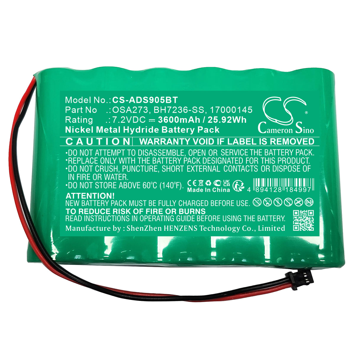 ADT ADT Impassa wireless alarm sys SCW9057G433 Alarm Replacement Battery BatteryClerkcom Alarm