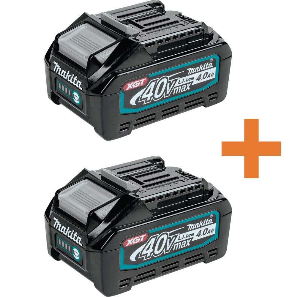 Makita 40V Max XGT 4.0Ah Battery and 40V Max XGT 4.0Ah Battery BL4040-BL4040