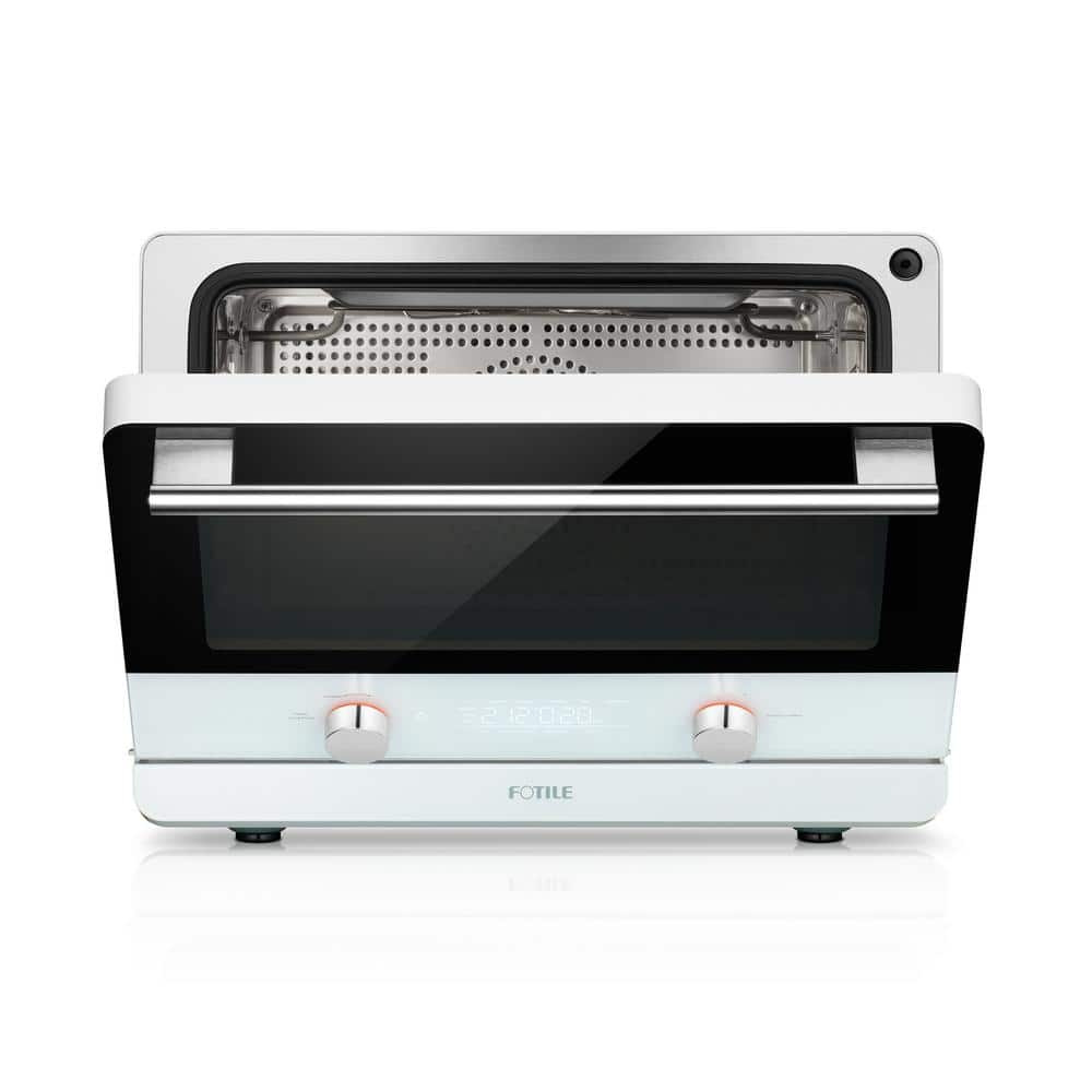 FOTILE ChefCubii 1550-Watt 6-Slice White Convection Steam Oven with Air Fryer and Food Dehydrator HYZK26-E1