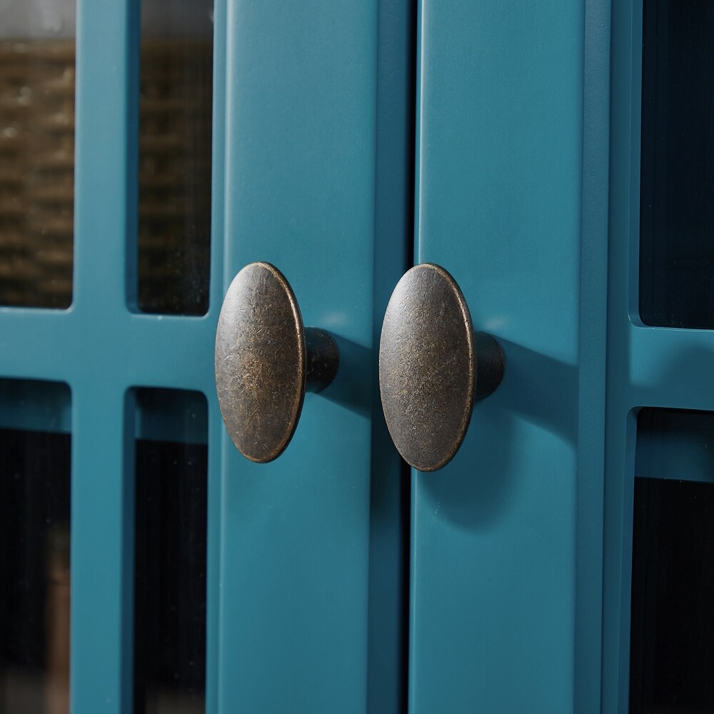 Teal Blue Storage Cabinet