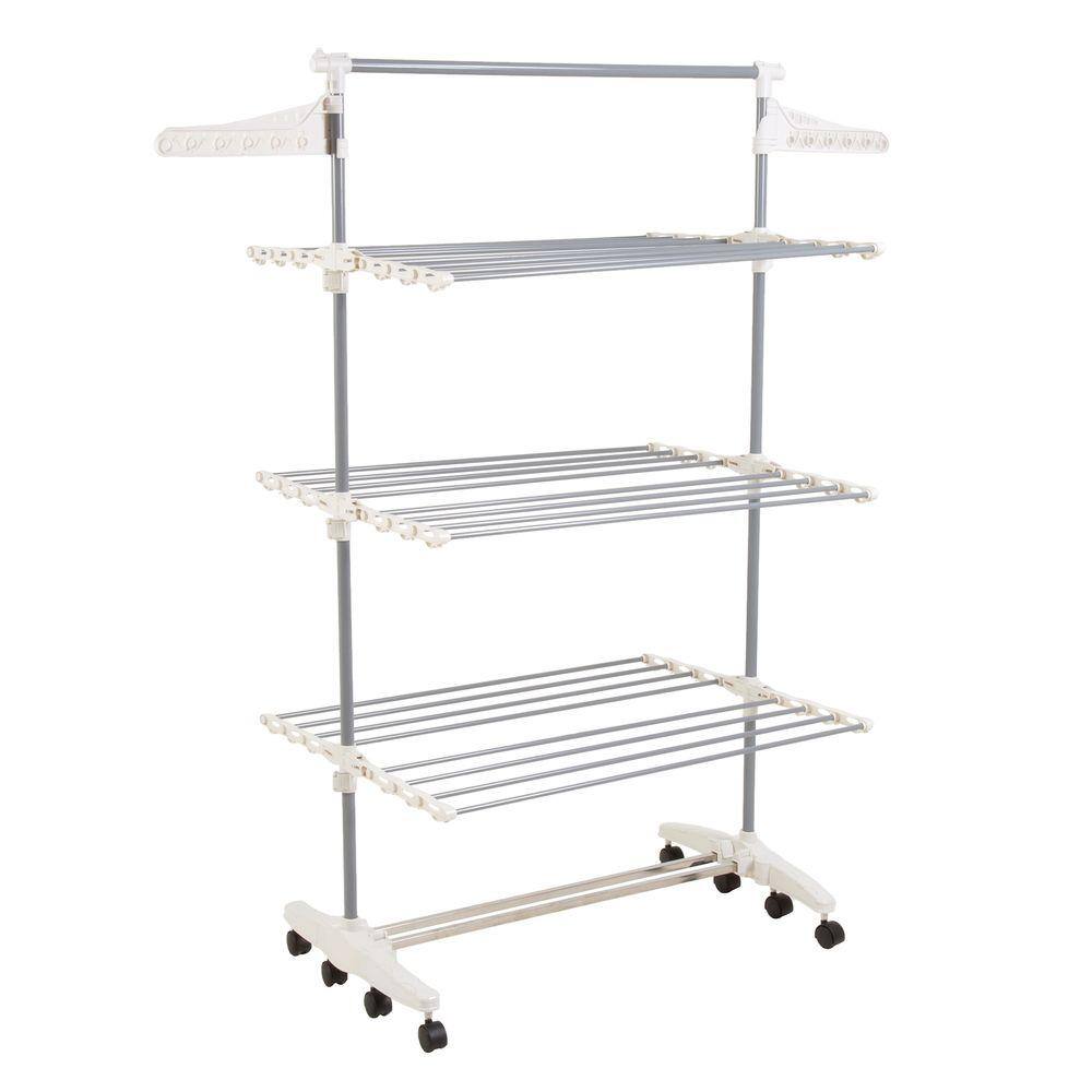 Everyday Home Rolling Stainless Steel Drying Rack 82-CRTR29