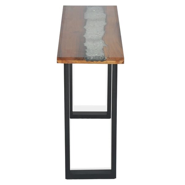 vidaXL Console Table Teak 39.4