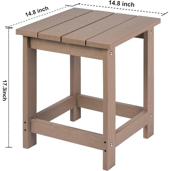 Side Table，Pool Composite Patio Table