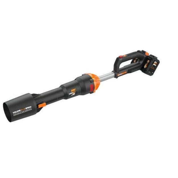 Worx Nitro Wg585 40v Power Share Pro Leafjet Cordless Leaf Blower With Brushless Motor 2 Batteries And Charger Included