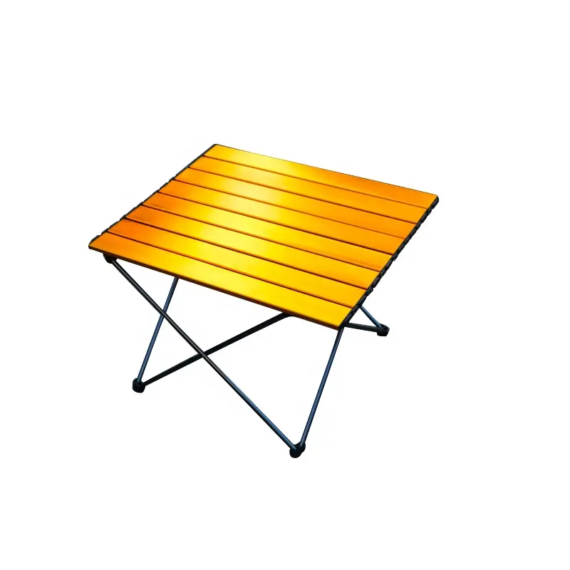 foldable  Camping Table Portable Aluminum Rectangular Folding Camping Outdoor Suitcase Picnic Tables