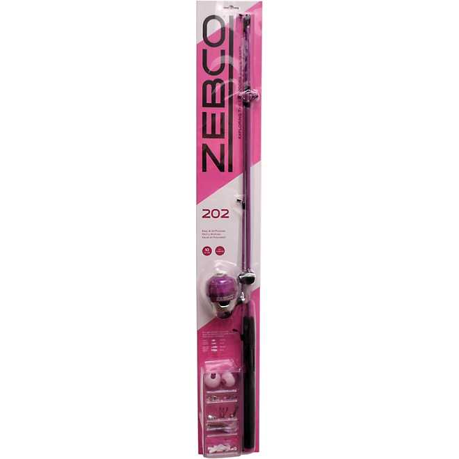 Zebco 202 Ladies 5 ft 6 in ML Spincast Rod and Reel Combo