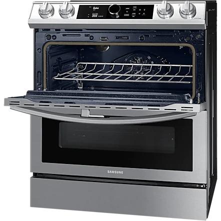  30-inch Slide-in Electric Induction Range with WI-FI Connect NE63T8951SS/AC