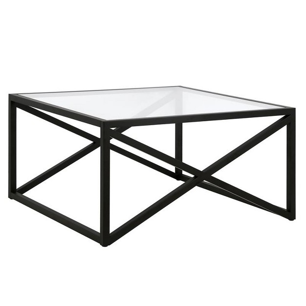 Square Black Bronze Coffee Table Henn amp hart