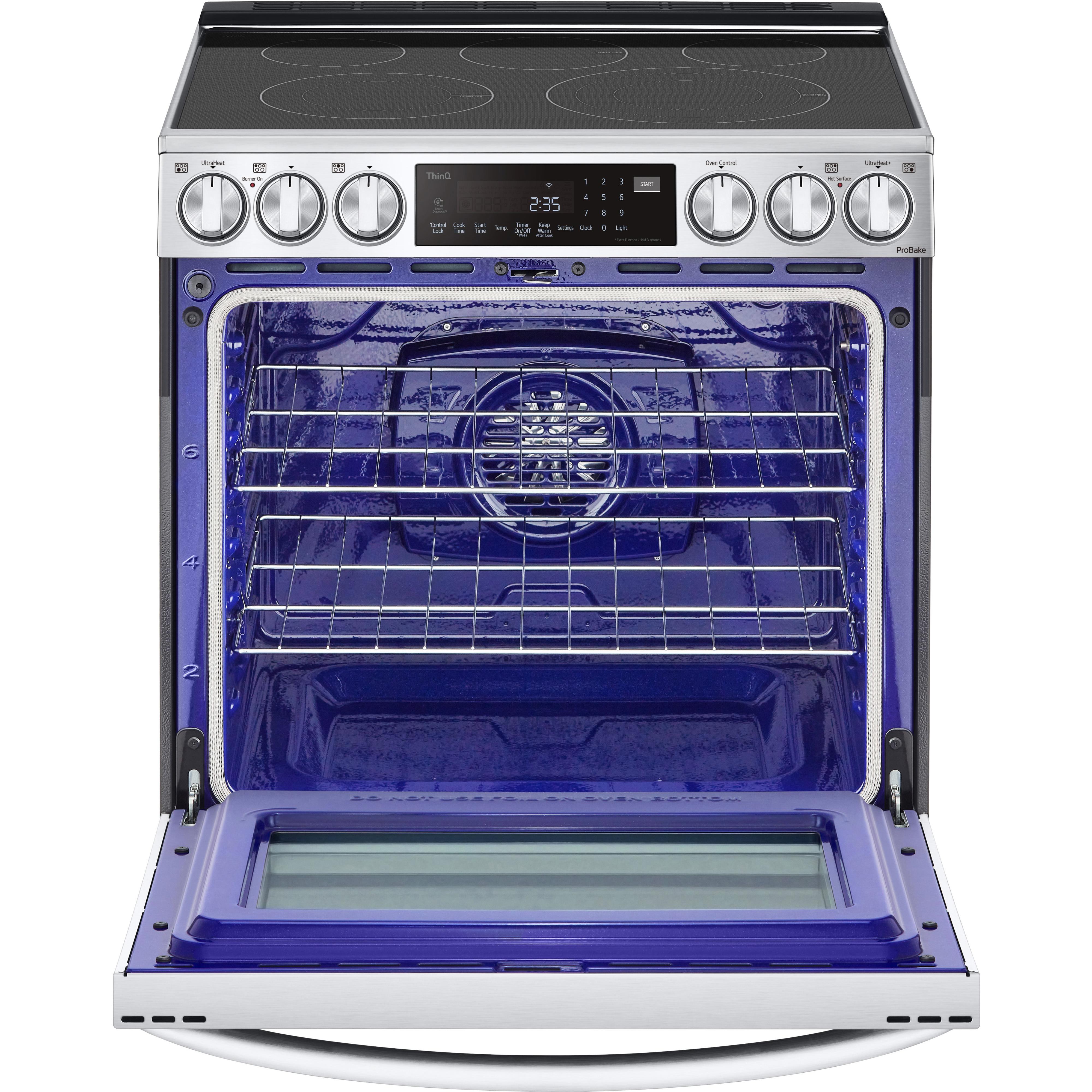 LG 30-inch Slide-In Electric Range with Air Fry LSEL6337F