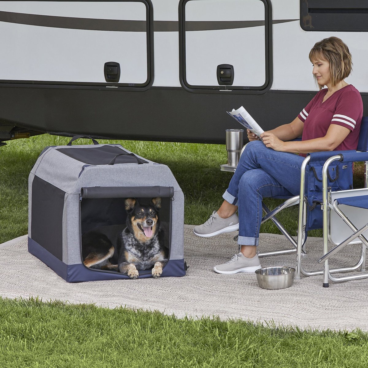 MidWest Canine Camper Dog Tent Crate