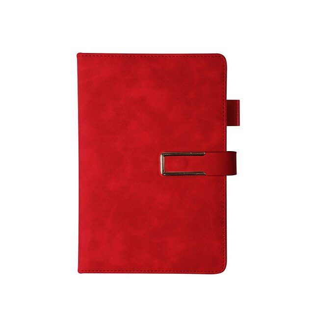 360 Pages Business Notebook Magnetic Buckle Book Retro PU Buckle Journal Diary Book Portable A5 Notepad