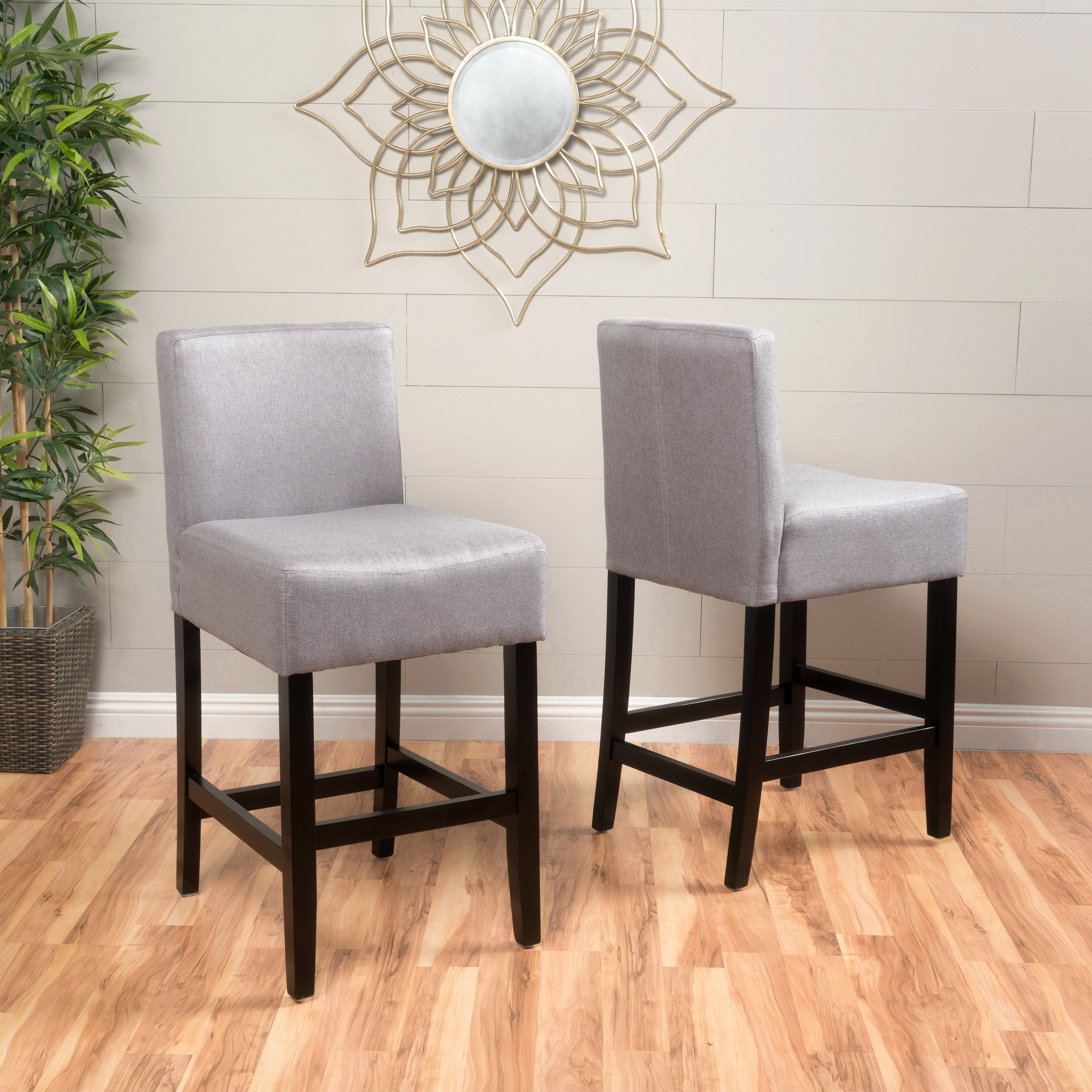 Peterborough Modern 26-Inch Fabric Counter Stool (Set of 2)