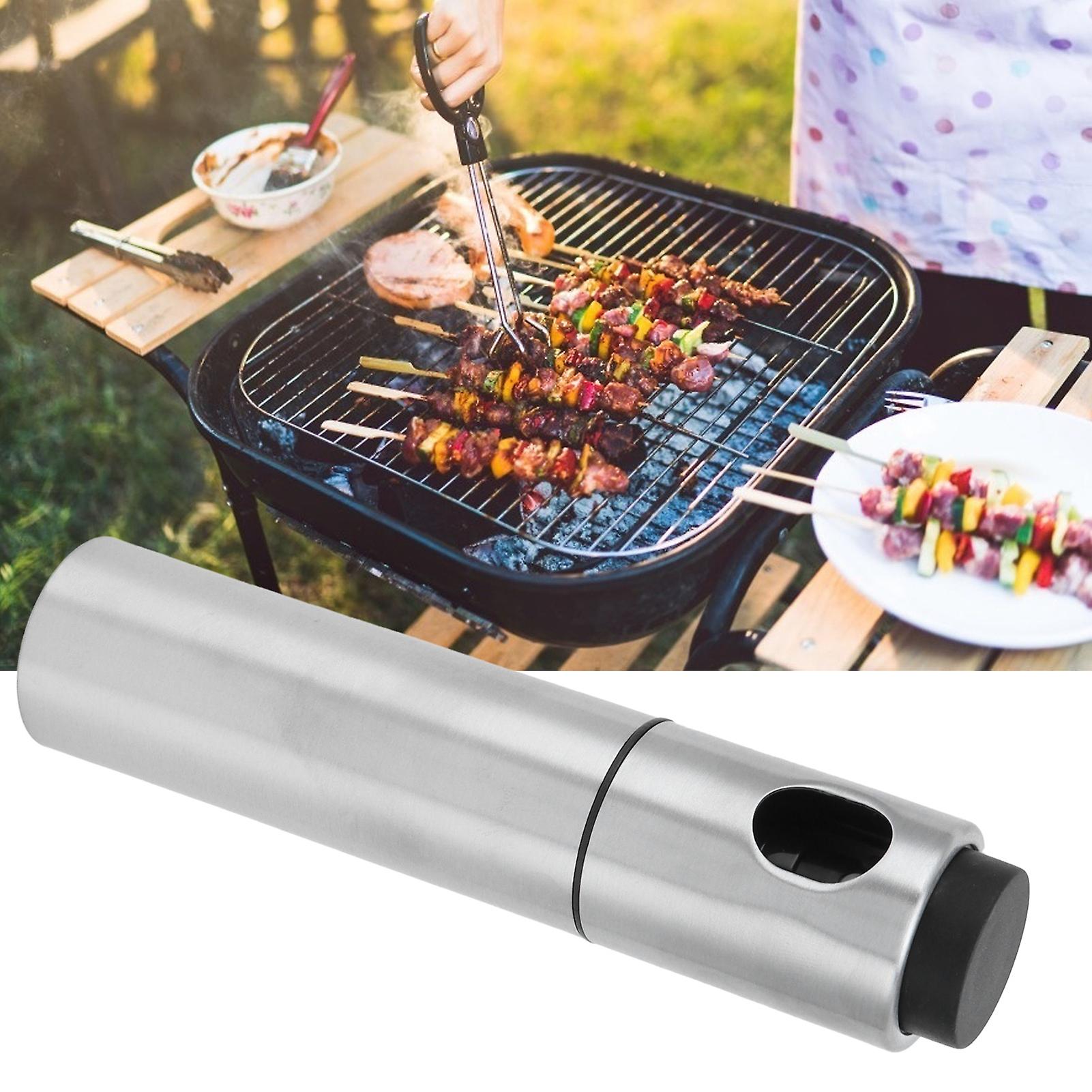 Olive Oil Sprayer Dispenser， Stainless Steel Portable Oil Sprayer Apply Evenly Vinegar Sprayer Bbq Bottle Cooking Tool For Kitchen， Baking， Frying