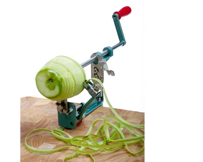 Norpro Apple Master Parer， Slicer and Corer with Vacuum Base and Clamp for Rough Surfaces - 865