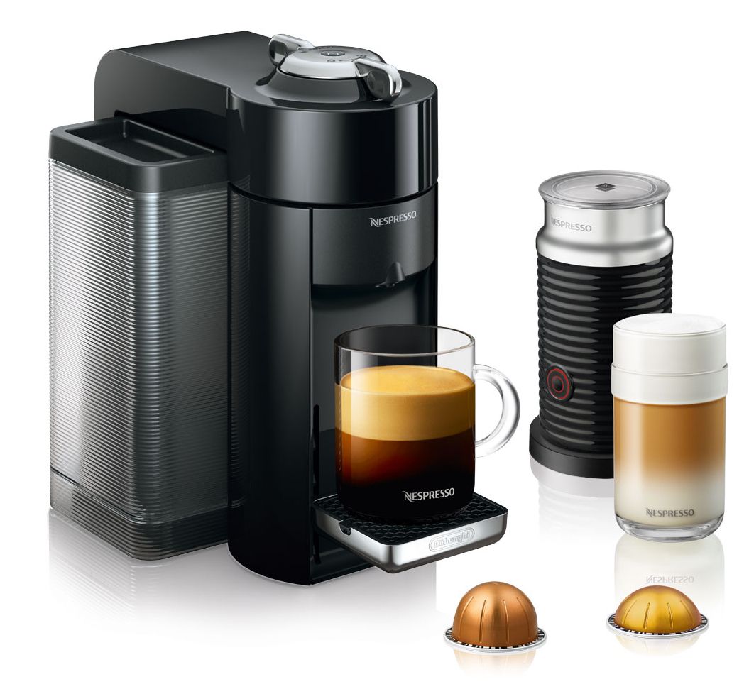 Nespresso Vertuo Black Espresso Machine With Aeroccino