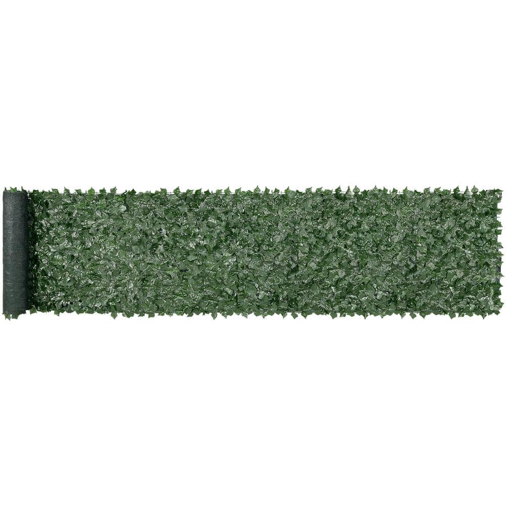 VEVOR Ivy Privacy Fence 39 in. x 198 in. Artificial Green Wall Screen Greenery Ivy Fence Faux Hedges Vine Leaf Decoration WLSR39X1981PCIS2AV0