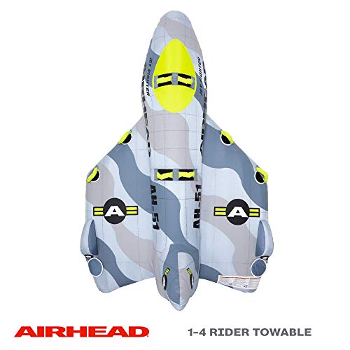 Airhead AHFJ-14 Jet Fighter Inflatable 1-4 Rider Towable