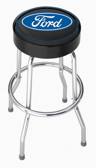 PlastiColor 004751R01 Garage Stool Ford Logo