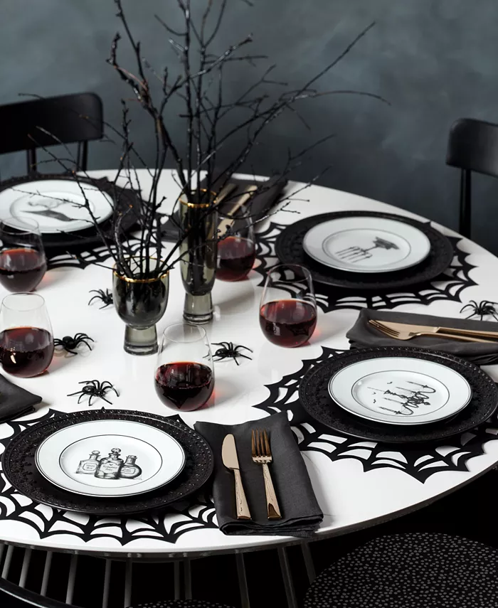 Lenox Vintage Halloween 4-Piece Dessert Plate Set