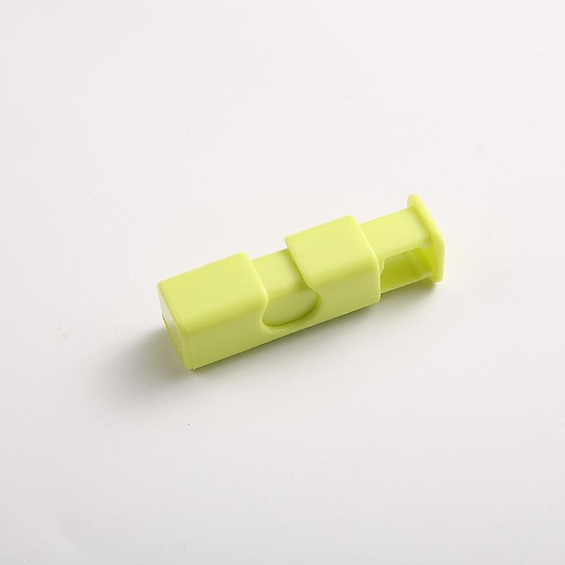 Creative Sealing Clip Food Bag Fresh-keeping Bag Plastic Bag Sealing Spring Pressing Clip， 5 Pieces Green