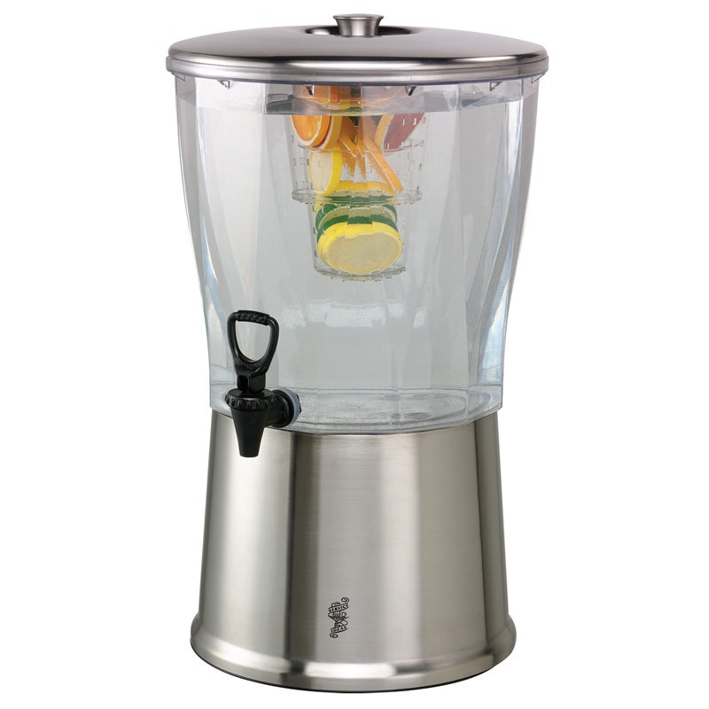 Service Ideas CBDRT5SS - Beverage Dispenser - 5 Gallon Capacity - Stainless Steel Infuser