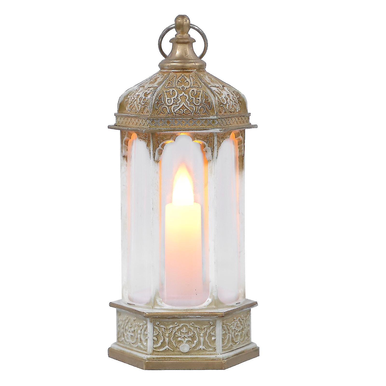 Ramadan Candle Lantern Creative Ramadan Lamp Delicate Led Night Lamp Decor