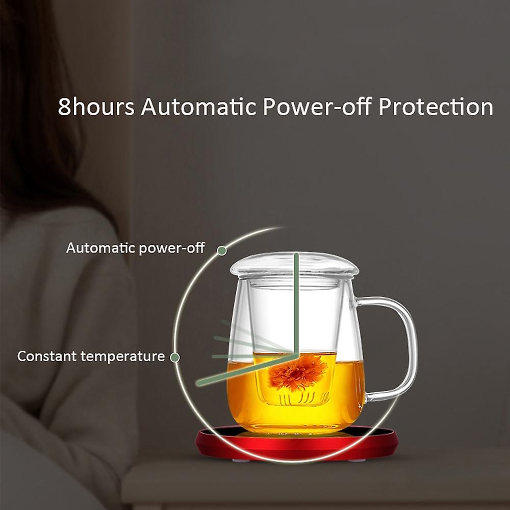 Dc 5v Usb Coffee Mug Cup Warmer Milk Tea Water Cup Heating Electric Touch Pad Temperature Adjustable Hot Tea Maker Heater Warmer