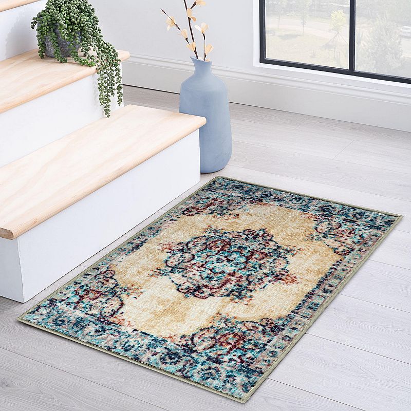 SUPERIOR Decklan Traditional Floral Indoor Area Rug